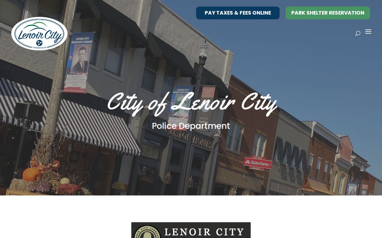 Lenoir City Police Department recent arrest record contact